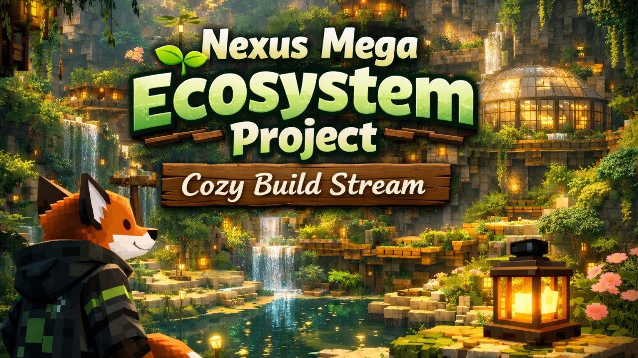 Nexus Mega Ecosystem Project 🌱 | Cozy Build Stream - YouTube