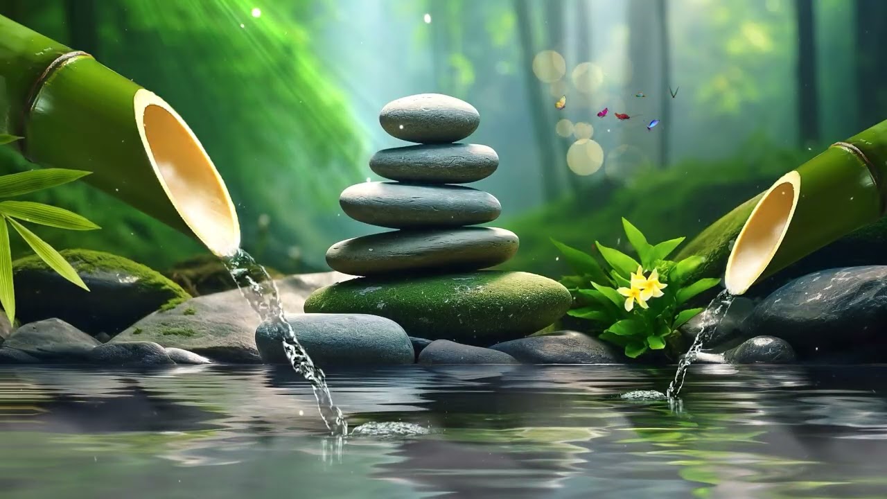 Calming Piano with Nature Sounds for Meditation, Peaceful, Yoga, Spa & Deep Sleep - Relaxation Music
