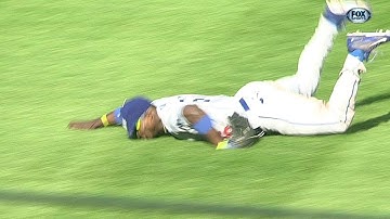 Puig makes a sensational diving catch