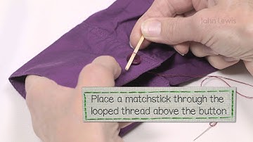 how to sew a button 2 Hole