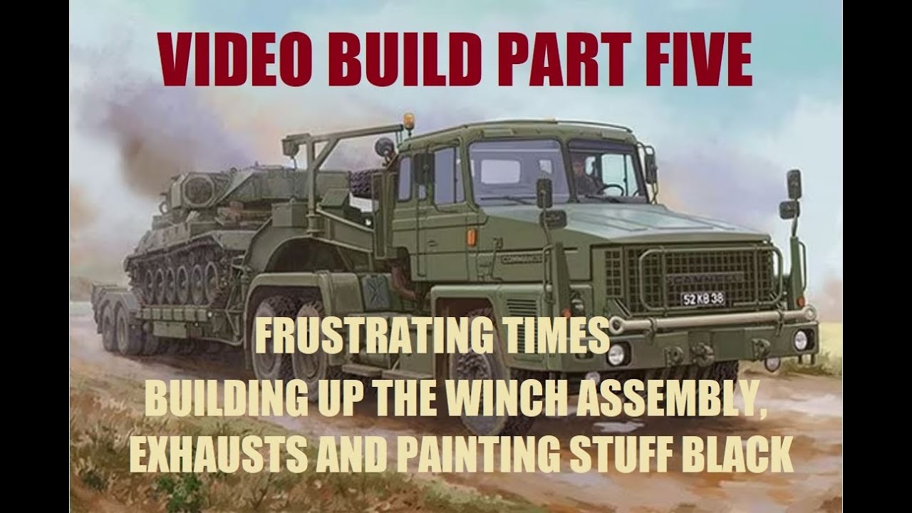 HobbyBoss 1/35 Scammell Commander build. Part Five