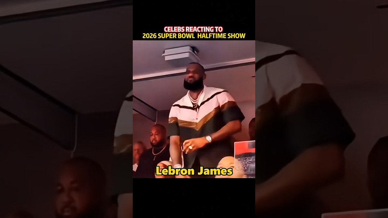 Celebrities Shocked by Super Bowl 2026 Halftime Show #superbowl #shorts