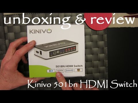 Unboxing Kinivo 501BN HDMI Switch - How To Connect It & Review