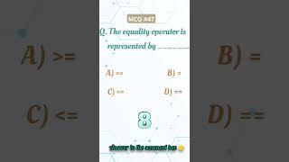 C programming MCQ #47 | programming language #mcqs