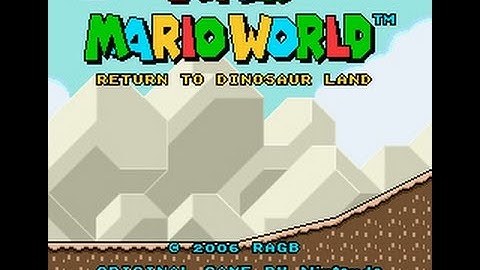 Super Mario World: Return to Dinosaur Land (SMW Hack) Part 4