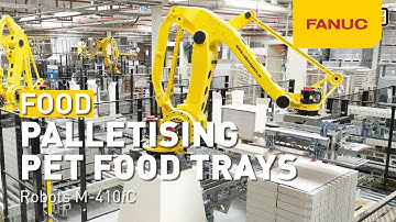Palletising pet food trays | FANUC & Robertpack | GET IT DONE. TOGETHER!