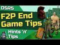 OSRS Top 10 F2P Endgame Tips OSRS Gameplay Guide For F2P OSRS Top 10 F2P Endgame Tips OSRS Gameplay Guide For F2P