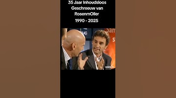 1990 2025 35 Jaar Inhoudsloos Geschreeuw van RosenmOller