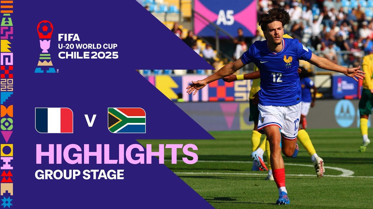 France vs South Africa Highlights | FIFA U-20 World Cup Chile 2025 ...