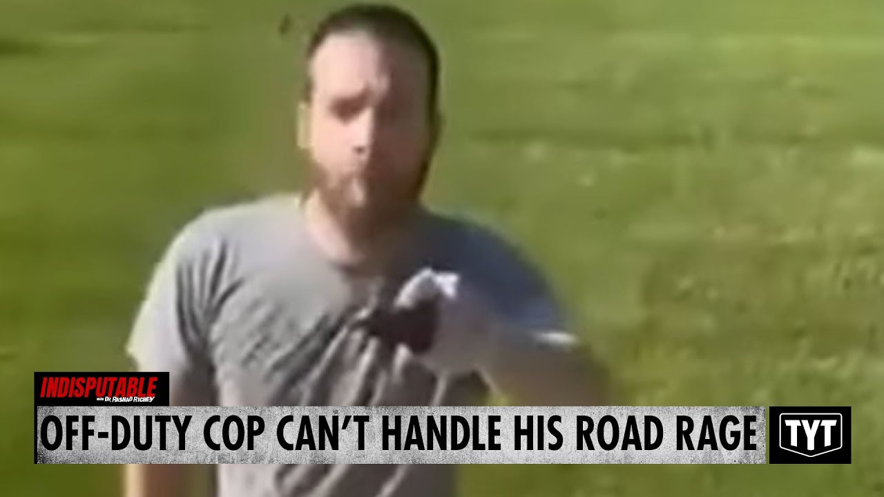 OffDuty Cop Can't Handle His Road Rage With Neighbor YouTube