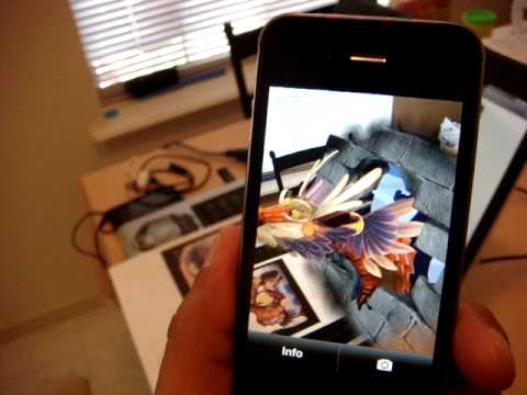 augmented reality / virtual reality iphone 4 pt.1 dragon