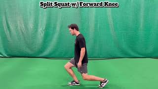 Split Squat w/ Forward Knee