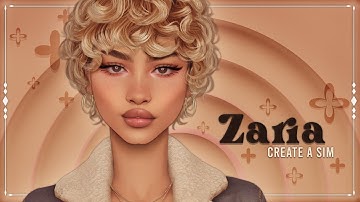 🦋THE SIMS 4 ¦ Create A Sim - "Zaria"🦋 + FULL CC List!