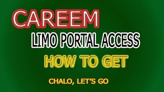 Careem Limo Portal Access How To Get||Careem Training screenshot 1