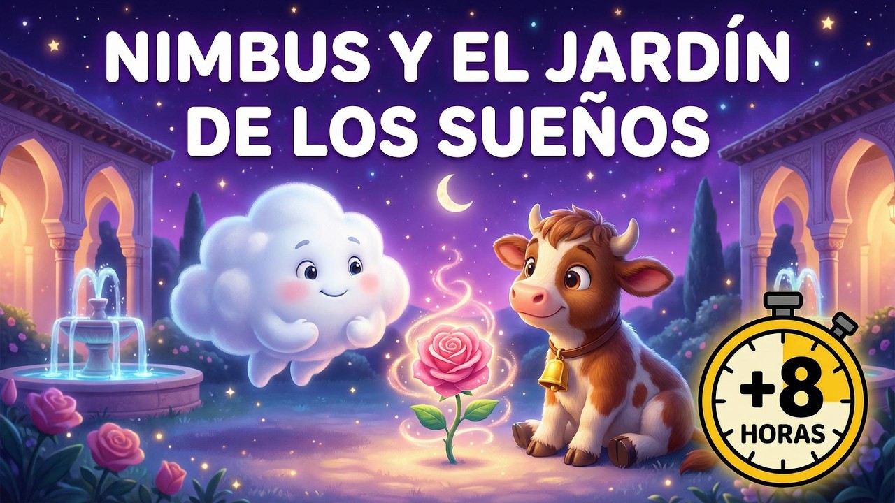 Nimbus y el Jardín de los Sueños 🌙 Cuentos para Dormir Niños + 8 Horas de Música para Bebés✨