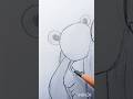beautiful taddy and girl drawing#diy #trending #art #reels #drawing