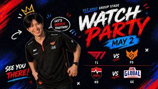 ดูแข่ง T1 vs FS // NS vs GE