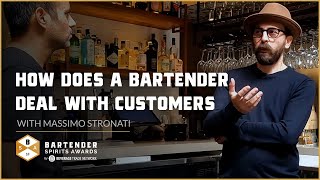 How To Deal With Customers As a Bartender: Massimo Stronati