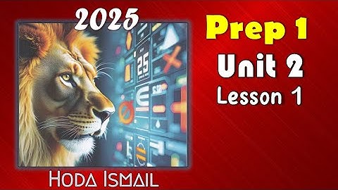 Prep 1 : Math | Unit 2 - Lesson 1 (  Mathematical expression and formula )