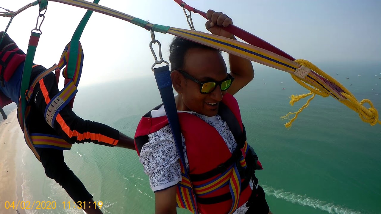 parasailing in kashid beach
