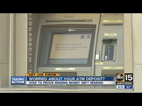 Be Careful When Depositing Money To ATM