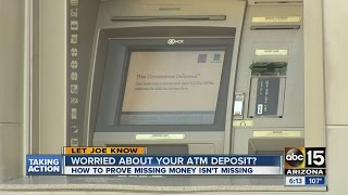 Be careful when depositing money to ATM