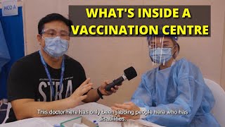 What's It Like Inside A Vaccination Centre?