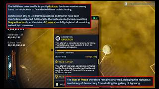 Helldivers 2 Major Order Failure - Omicron E-711 Operation Failure