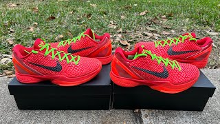 Nike Kobe 6 Protro Reverse Grinch Replica VS Retail (OLD) (Updated Version on Channel)