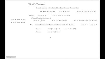 Vitali Set and Vitali Theorem