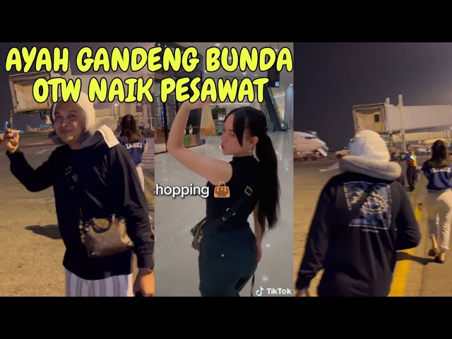 DETIK² AYAH GILGA BUNDA HAPPY OTW BERDUA !! NAIK PESAWAT PAGI PAGI class=