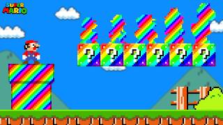 Super Mario Bros., but There Are More Custom Rainbow Versions for All Characters!