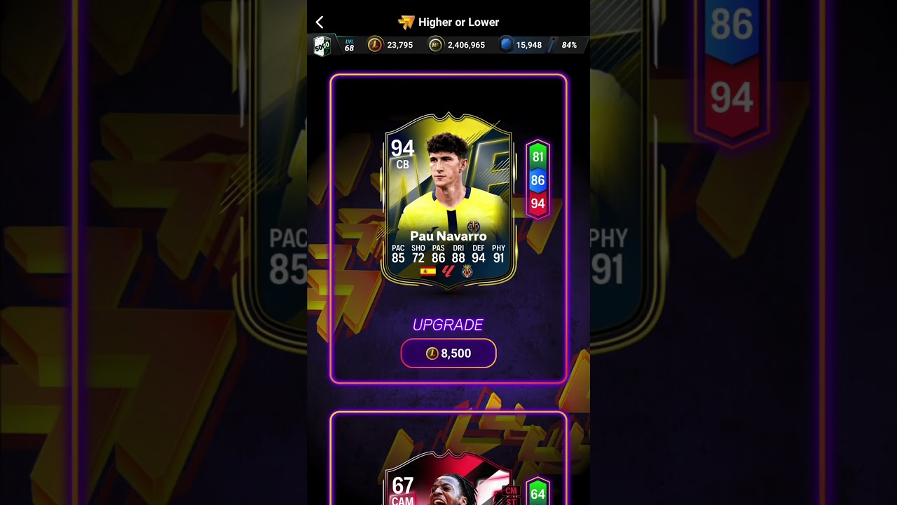 I maxed 96 LTM Pau Navarro in Madfut 26! 