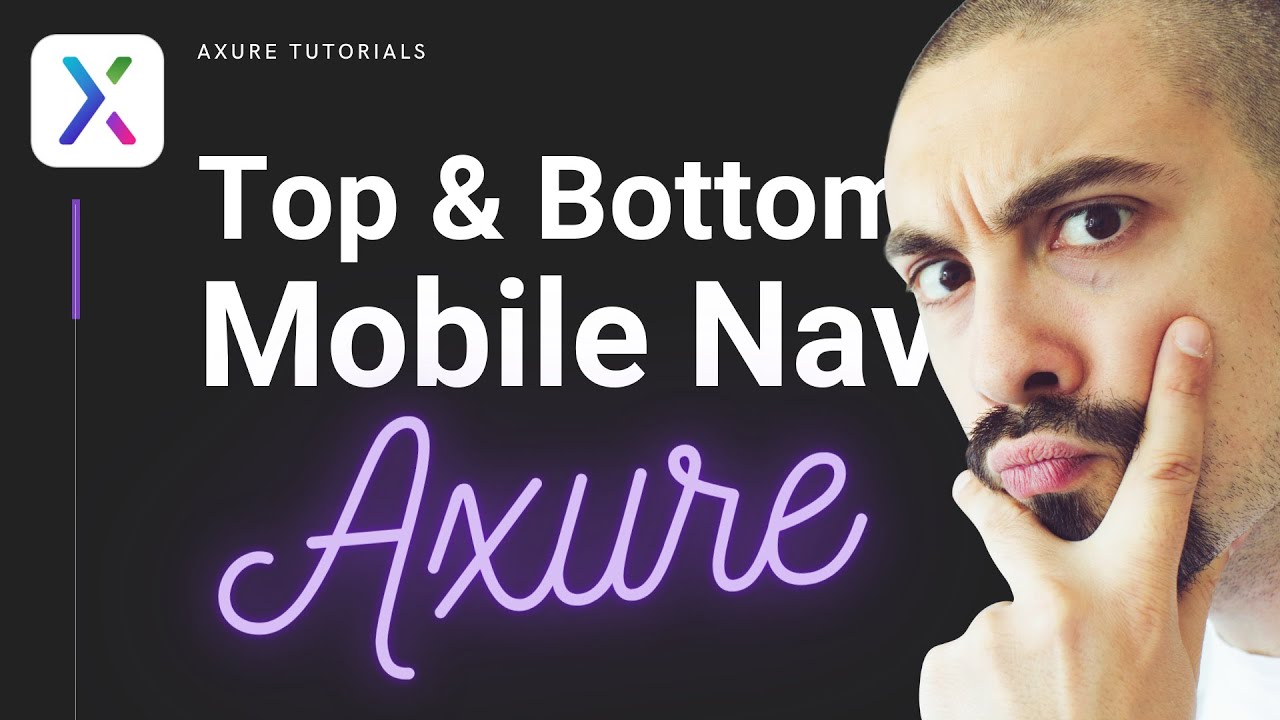 Top And Bottom Navigation on Mobile with Axure Rp10 - YouTube