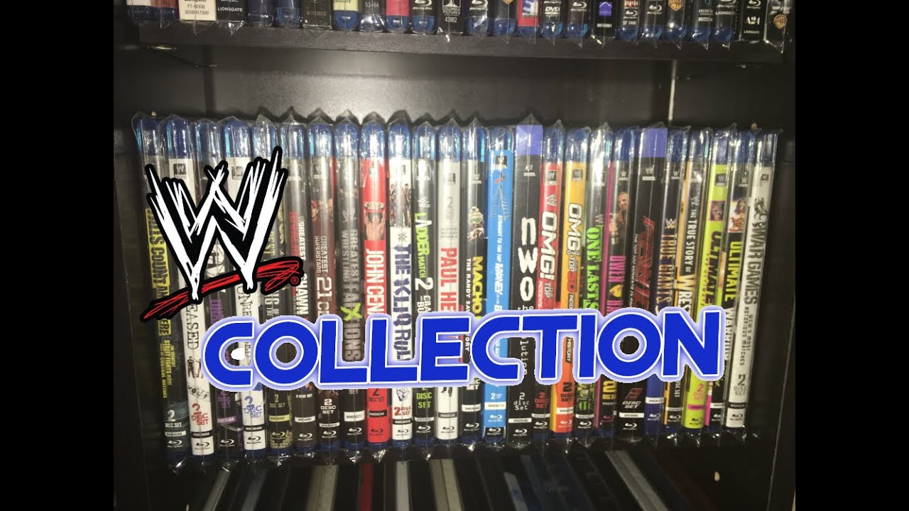 COMPLETE WWE BLU RAY DVD COLLECTION 2016 - YouTube