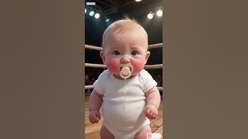 Thumbnail of Can babies only be bullied? No, he's beyond your imagination.#studio #ai #aiart #arena #baby