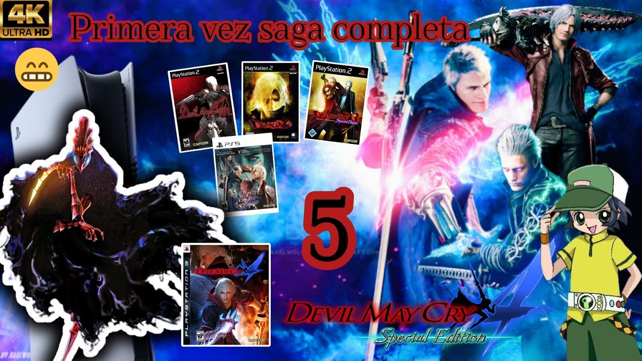 [5/20]devil May cry 3 - yo la única y pro juego resumido primera vez, así fue mi reacción 😅🌠