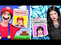 Super Mario and Wednesday Addams are Missing! Funny Situations