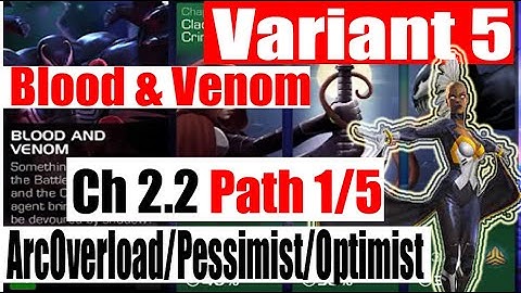 Variant 5 Ch 2.2 ! Initial Completion ! Path 1/5 (Easy Path) - Marvel Contest of Champions