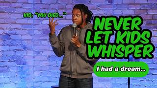 Josh Johnson Explains Why Kids Whispering Is Terrifying