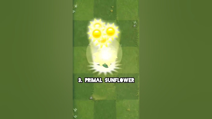 Best Sun Plants | Plants vs Zombies 2