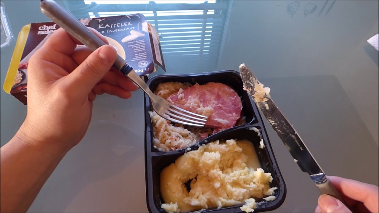 GERMAN FOOD TASTING #SAUERKRAUT, KASSELER AND MASHED POTATOES   TRADITIONAL