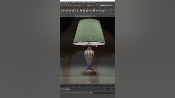 Table Lamp Modeling in Maya #mayatutorial #tutorial #shorts
