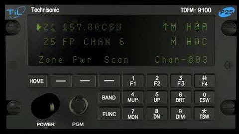 12. TDFM-9100 Selecting Bands