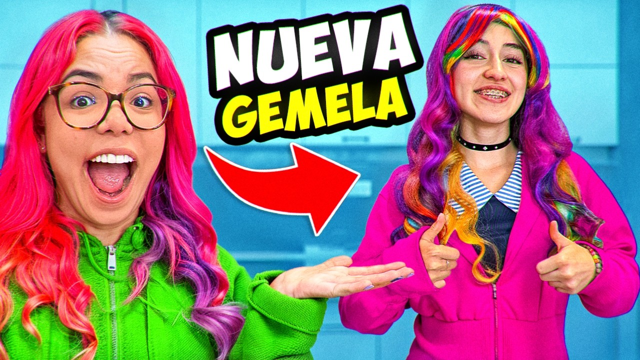 24 HORAS SIENDO GEMELAS😱💕| Susy Mouriz