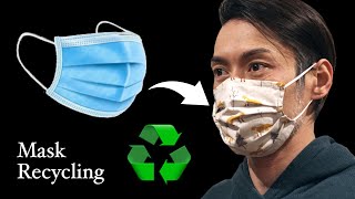 Disposable Mask Recycling Sewing Tutorial DIY Mask At Home