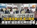 台安藥局爆欠薪 員工陳情 黃偉哲：協助假扣押防脫產