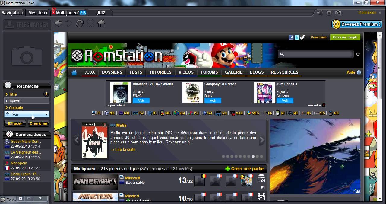 Tuto :Comment utiliser Romstation - YouTube