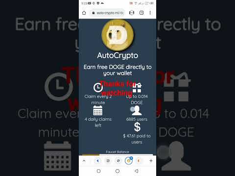 Free Doge Faucet Instant And Live Withdraw In Faucetpay