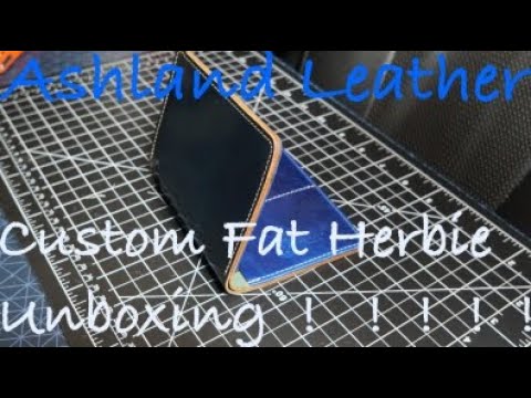 Ashland Leather Custom made Fat Herbie UNBOXING!!!!!! - YouTube